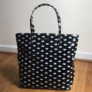 Kate Spade Bon shopper daycation smallswans print